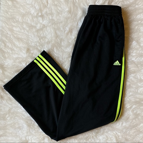 adidas Other - Adidas Neon Lime Full Stripe Track Pants